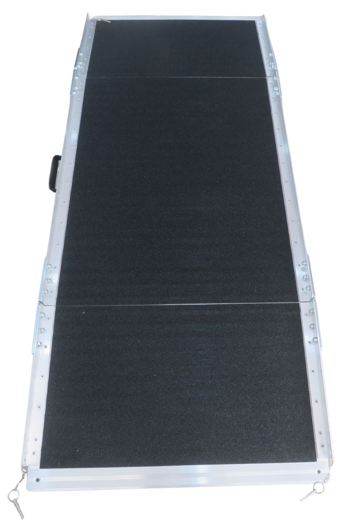 WORHAN Dreifach Faltbare Rollstuhlrampe Laderampe Rampe Produktbild 