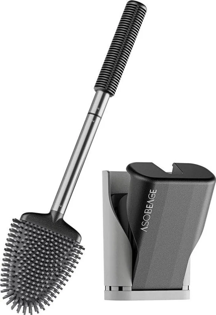 Brosse de toilettes murale silicone pour salle de bain moderne et propre