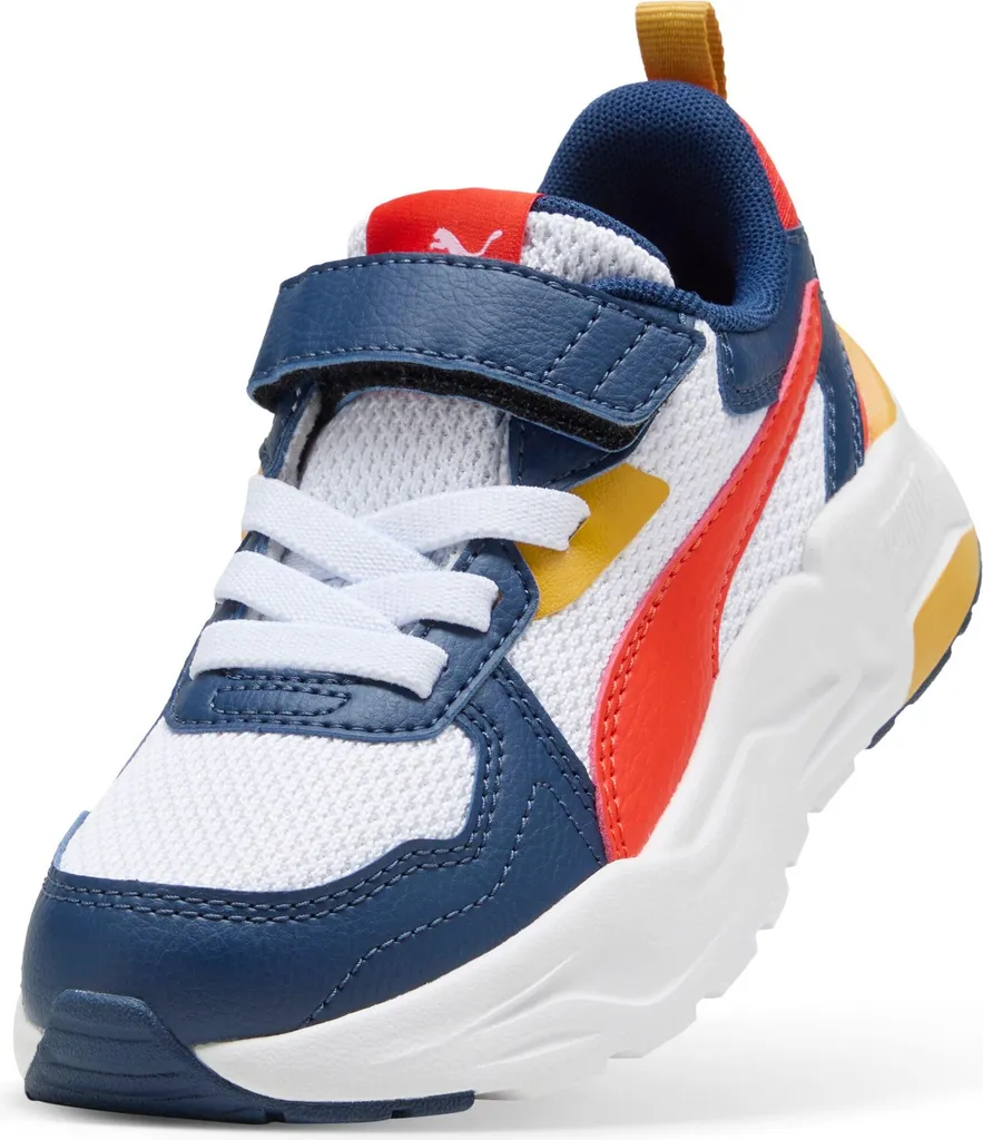 Puma Trinity Lite AC+ PS Baskets Bleues à Scratchs Enfant - Taille 34 - 12