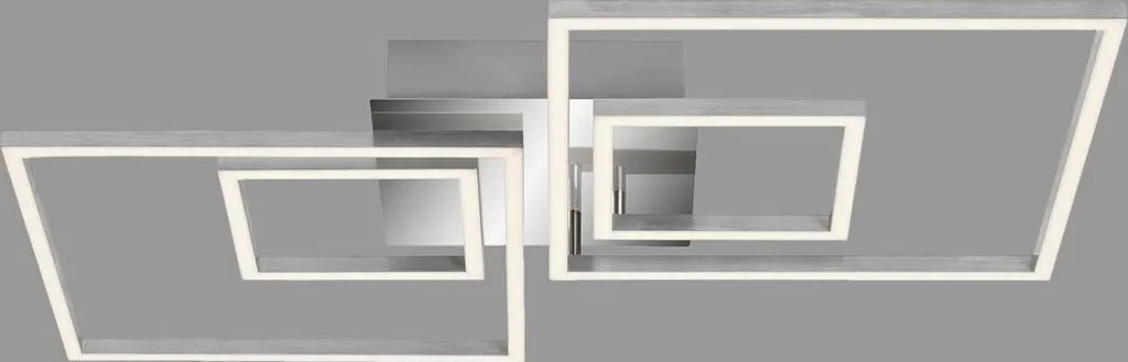 Plafonnier LED salon moderne Briloner Frame 45W éclairage puissant - 7