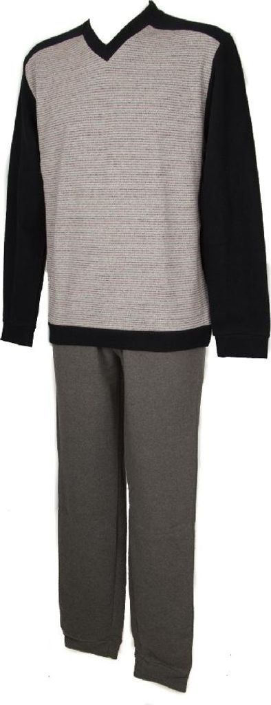 Langärmeliger Herren Pyjama Schlafanzug aus Pile RAGNO SPORT Artikel N26262, Taglia 46, Cotone 40%,Poliestere 60%