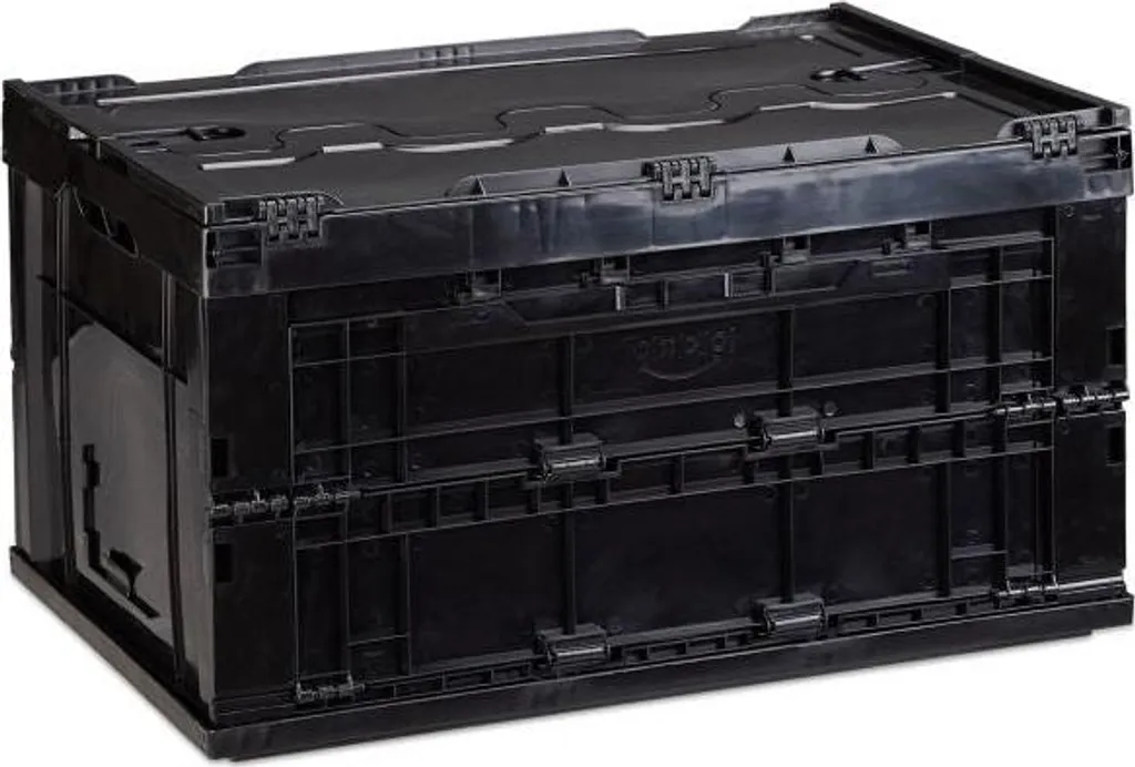 Conteneur de transport 60 litres avec couvercle pour déménagement facile