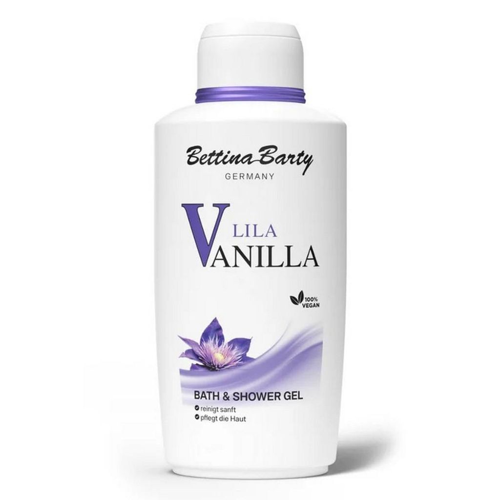 Bettina Barty Lila Vanilla Bath & Shower Gel 500 ml Produktbild 