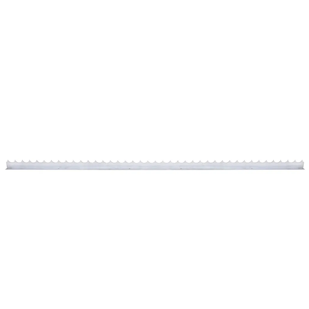 vidaXL Plinthe à crémaillère 4 pcs 1m en acier galvanisé haute qualité