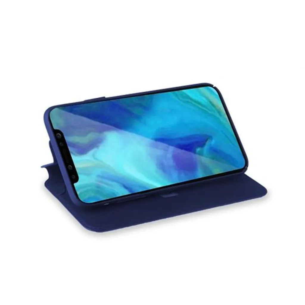 Celly Prestige Case Blu 6.1" | Wallet Case Ultraslim & Matt