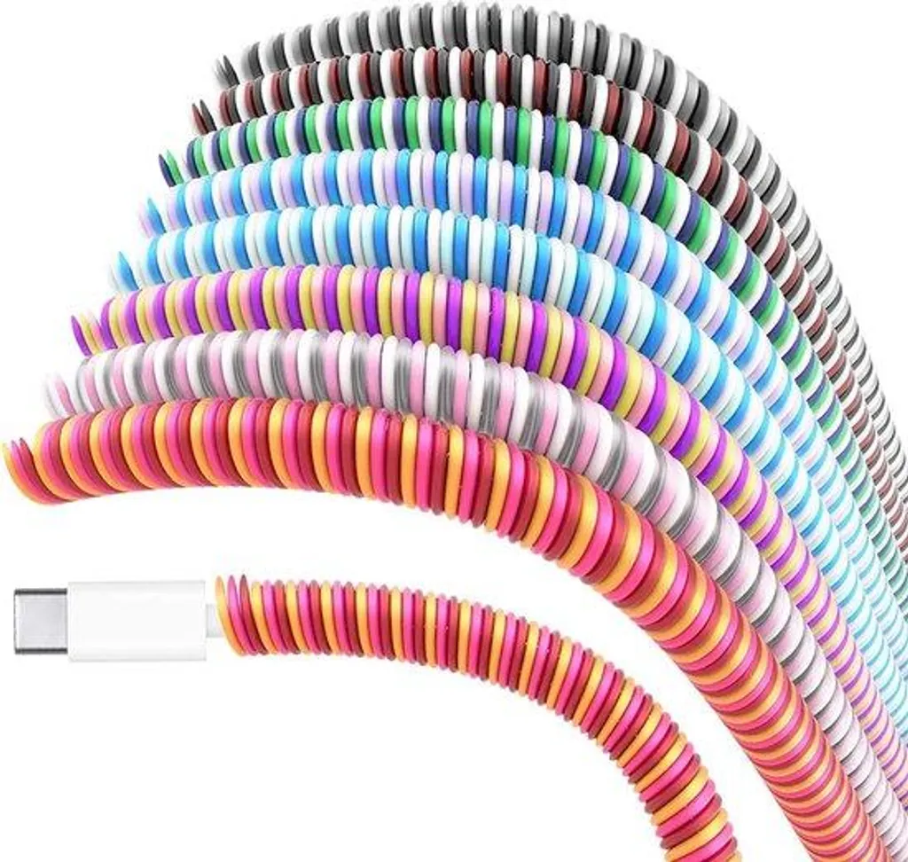 Protection de câbles pour chargeur smartphone et PC - Set de 8 unités