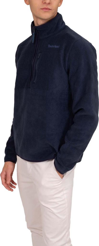 TIMBERLAND - Herren Fleece-Sweatshirt mit halbem Reißverschluss - Größe XL