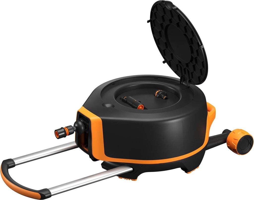 Fiskars  Bęben Automatyczny Z Wężem Xl Z Kółkami Zdjęcie produktu 