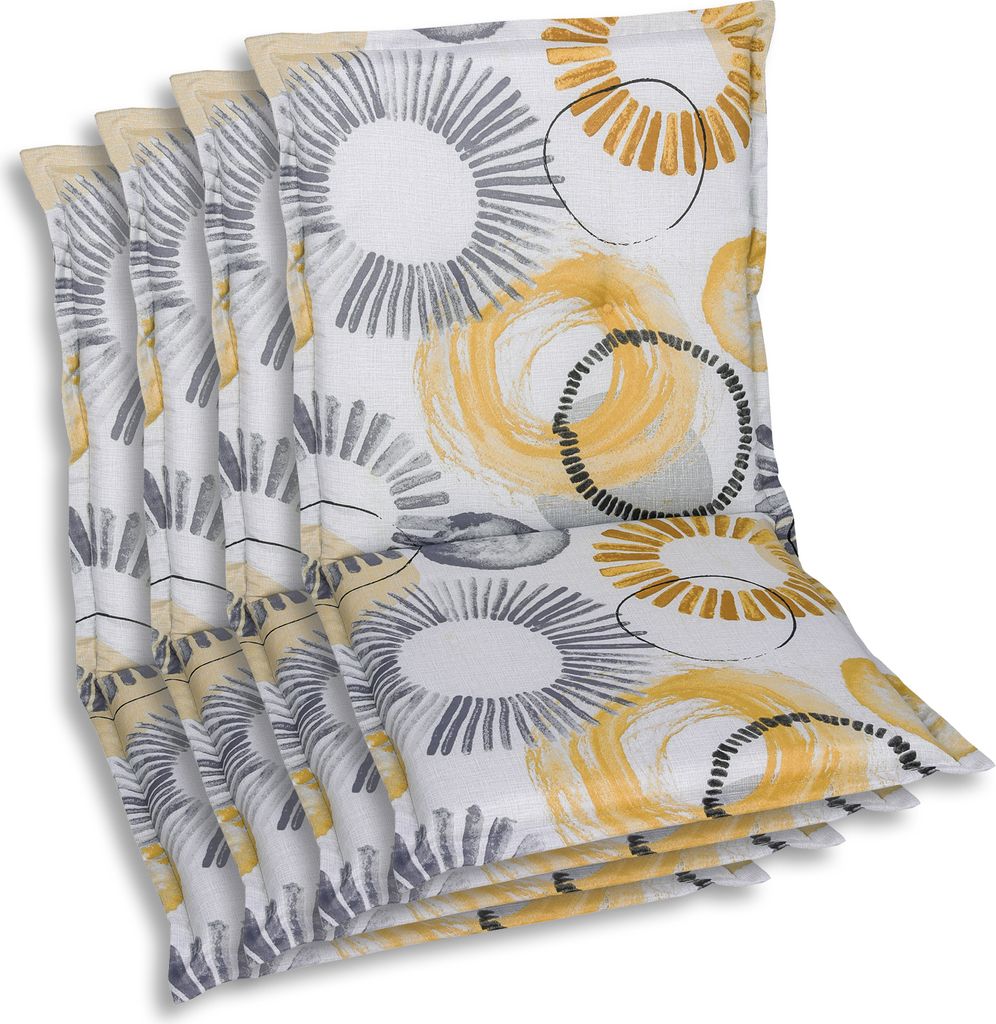 GO-DE Textil, Sesselauflage Niederlehner, 4er Set, Farbe: Produktbild 
