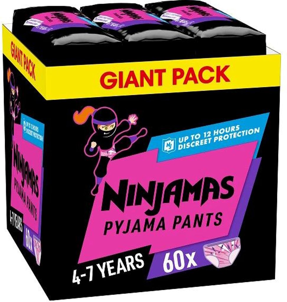 Pampers Ninjamas inleggers voor bedplassers, geschikt voor Productafbeelding 