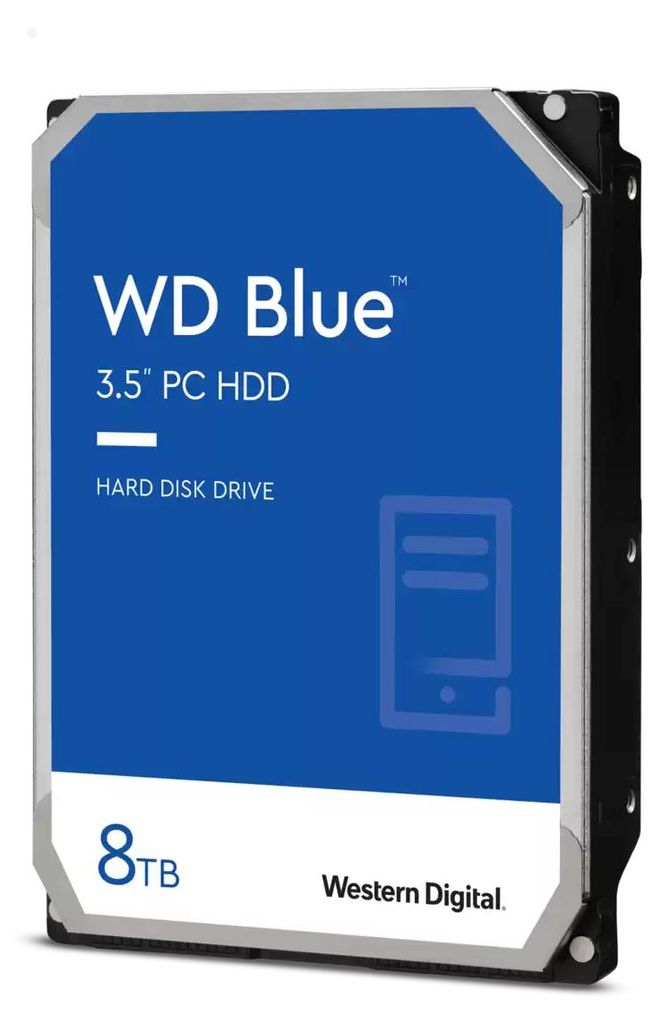 Western Digital Blue , 8 TB, 5640 RPM, 256 MB, 3.5", Serial Zdjęcie produktu 