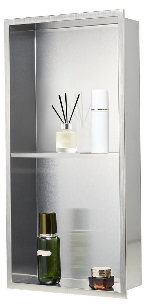 VEVOR sprchová nika, 10,16x33,02x63,5 cm, dvouvrstvá Obrázek produktu 