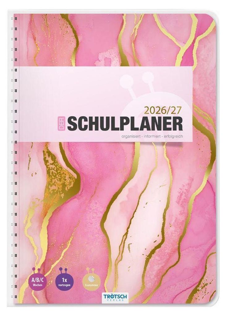 TRÖTSCH - Schulplaner Pink 26/27