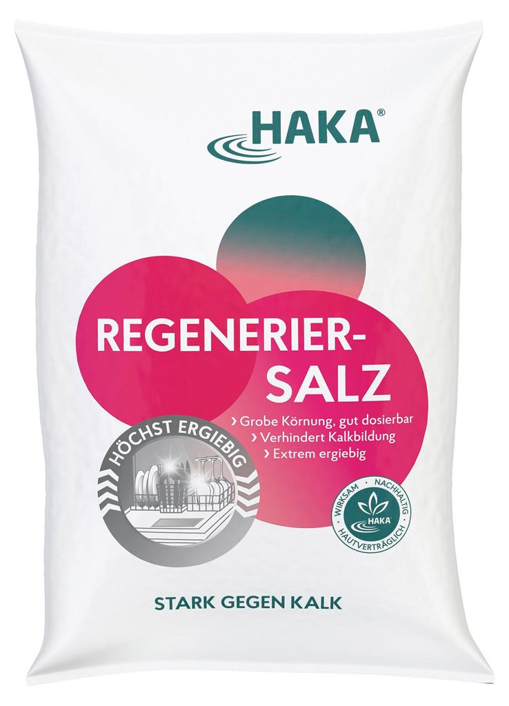 HAKA Regeneriersalz für Spülmaschinen, grobe Körnung, gut Produktbild 