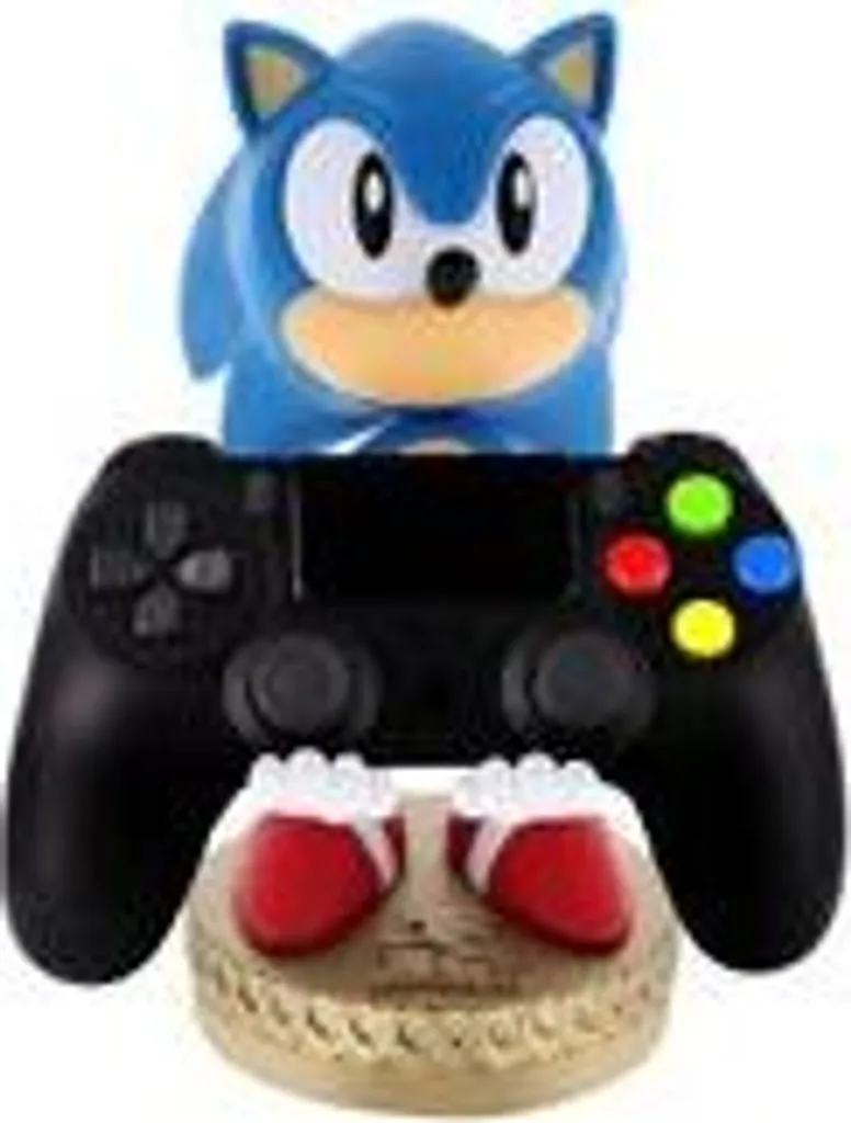 Support de Manette Sonic 20 cm - Figurine de Rangement Gaming et Mobile - 12
