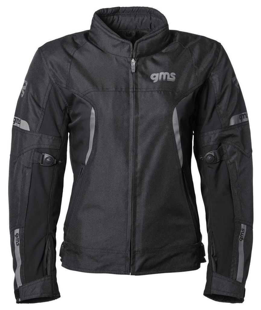 Veste textile de moto GMS Vega pour femme, noire, XS Image du produit 