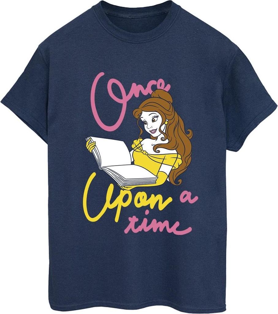 Beauty And The Beast - "Once Upon A Time" T-Shirt für Damen BI53344 (XXL) (Marineblau)