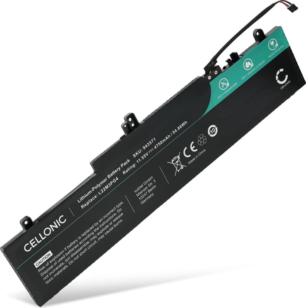 CELLONIC 1x Akku für Notebook Kompatibel mit Lenovo Produktbild 