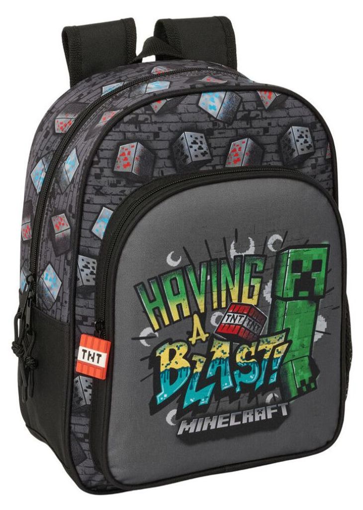 Batoh Minecraft Graffiti, přizpůsobitelný, 34 cm Obrázek produktu 