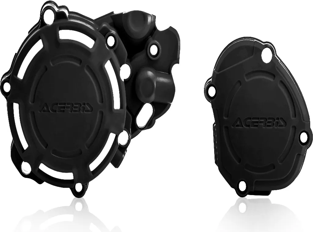 Protezioni coperchio frizione e accensione ACERBIS nere per yamaha