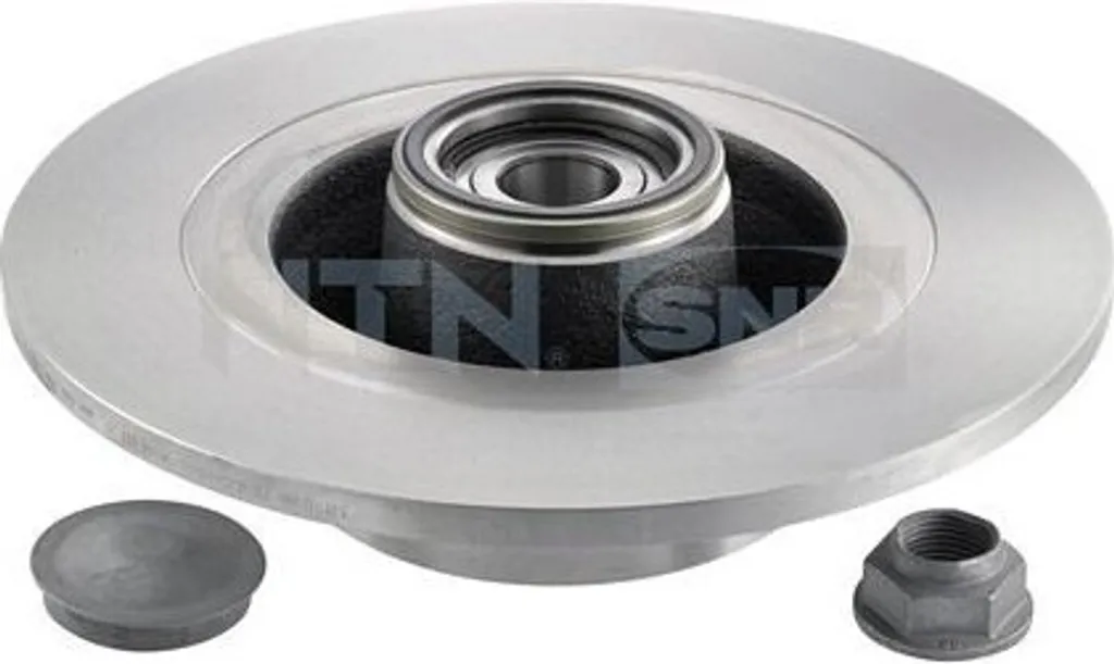 Disque de frein plein SNR KF155.108U avec roulement de roue arrière