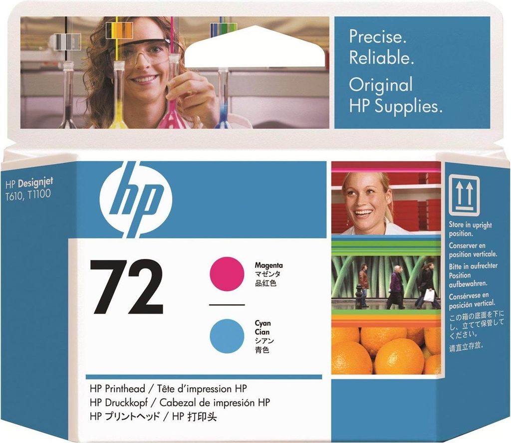 HP 72 Magenta und Cyan Druckkopf, HP DesignJet Produktbild 