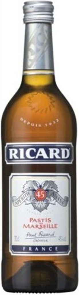 Ricard Apéritif (vermouth) France 100.00 cl 45.0 % Apéritif Image du produit 