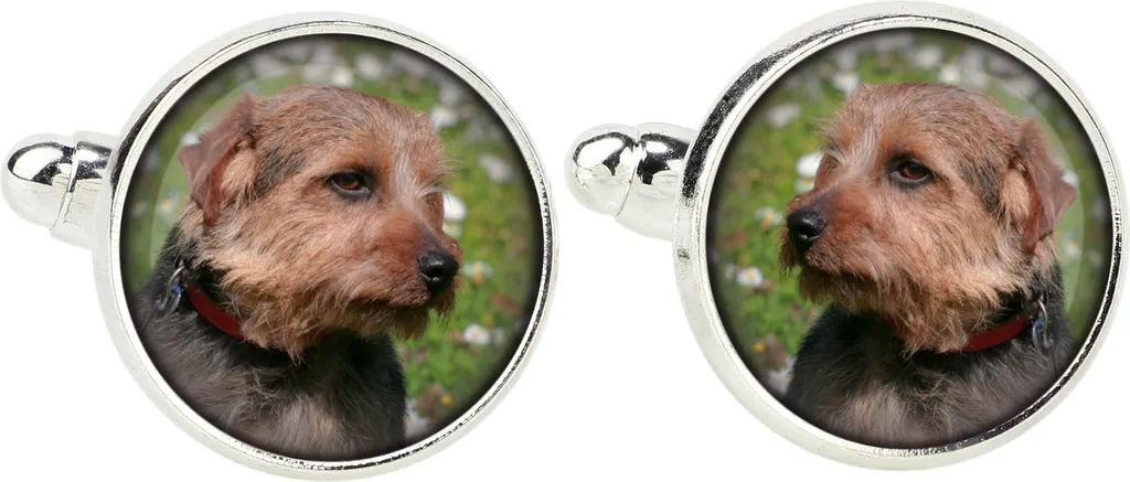 Regalo Norfolk Terrier: Set Gemelli e Decorazioni Camicia Art-Dog