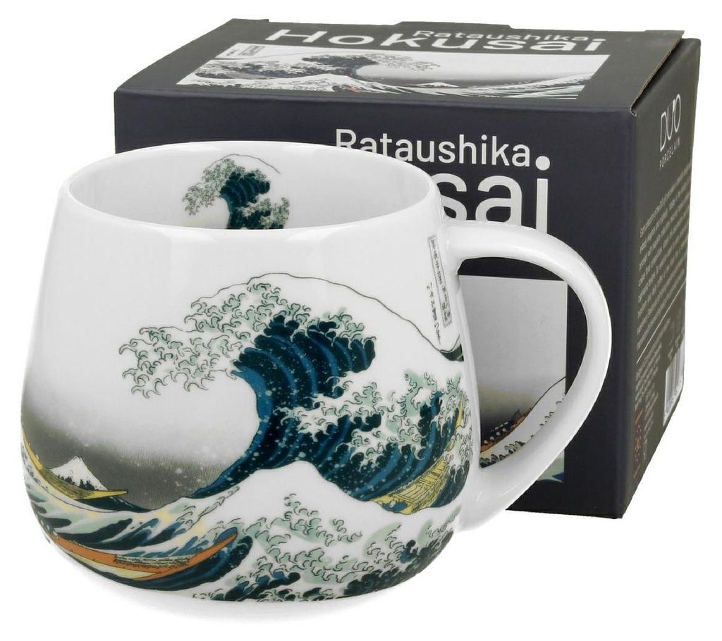 Duo | Mug en porcelaine - La grande vague - 430 ml - Image du produit 