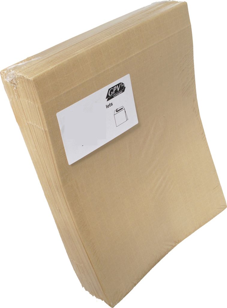 GPV Faltenversandtaschen 26 280 x 375 mm ohne Fenster braun 250 Versandtaschen