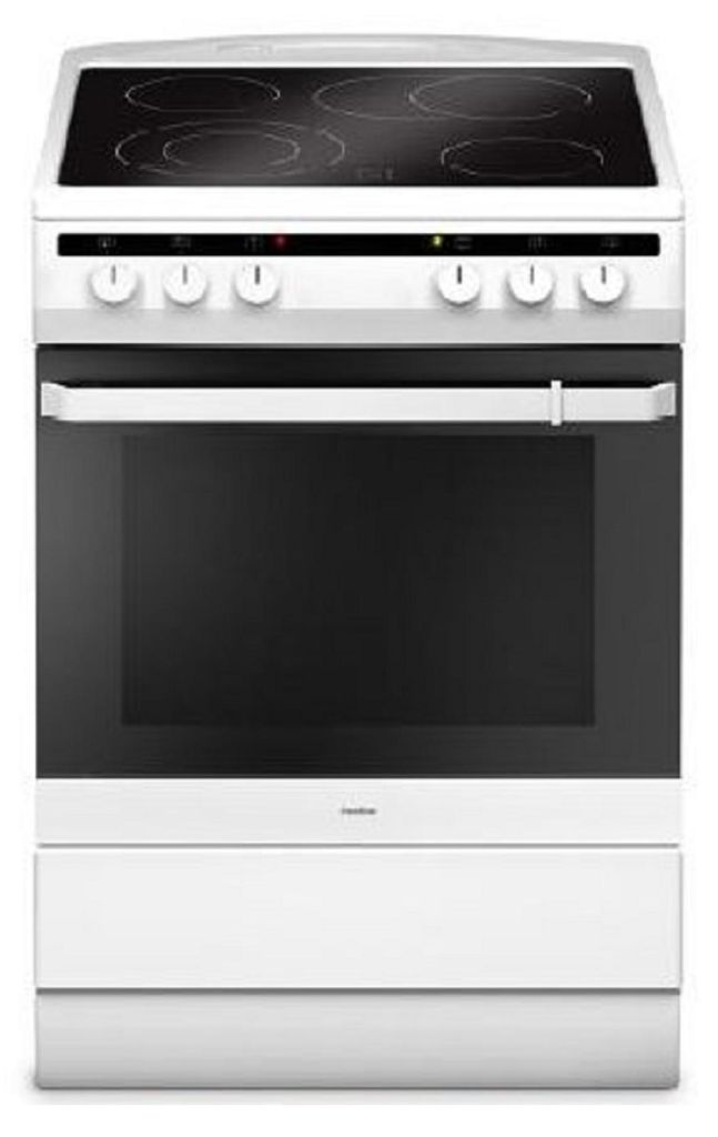 Amica - SHC 11642 W - Standherd - Glaskeramik - Weiß - 60 cm