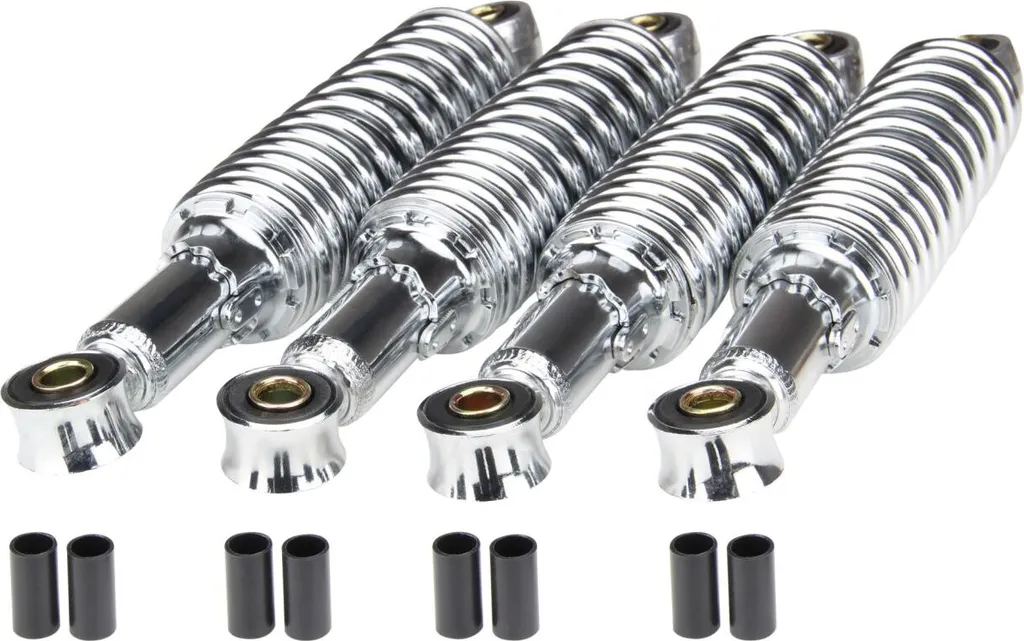 Set de suspensions courtes 240mm chrome pour Simson Schwalbe et Star - 2