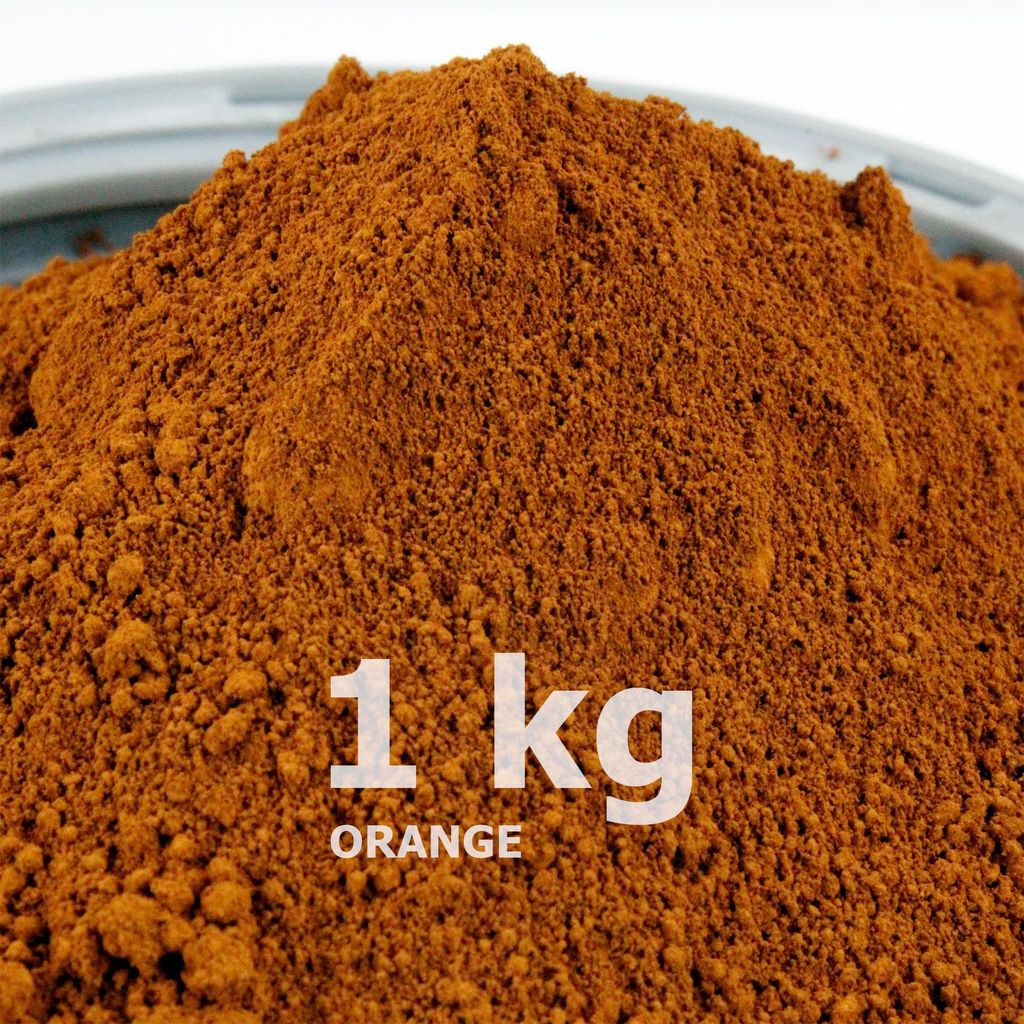 1 kg Farbpigment Orange Eisenoxidpigmente Betonfarben DIY Produktbild 