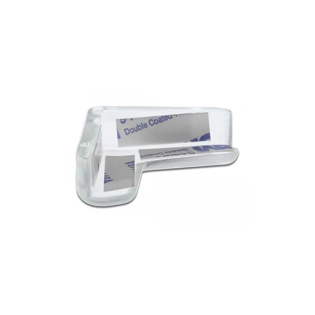 Delock Protection de Coins Autocollante 40x40x13 mm Transparent 8入