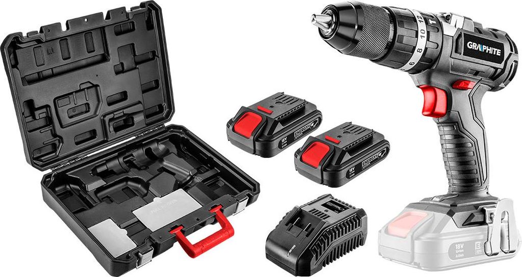 Graphite 58g020-set2 sin brushless energy+ drill brushes 2x Produktbild 