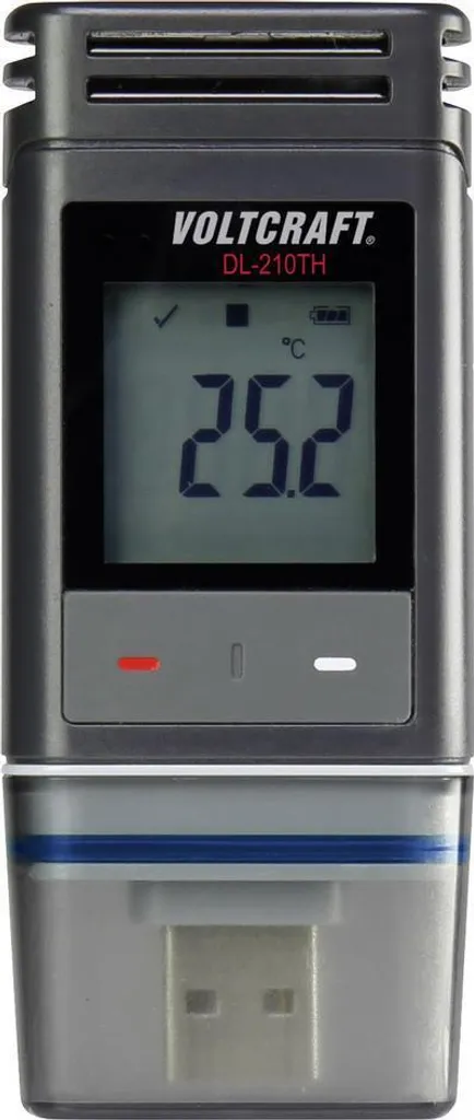 Enregistreur de température pour stockage et laboratoires VOLTCRAFT DL-210