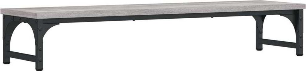vidaXL Stojan na monitor Grey Sonoma 85x23x15,5 cm odvozený Obrázek produktu 