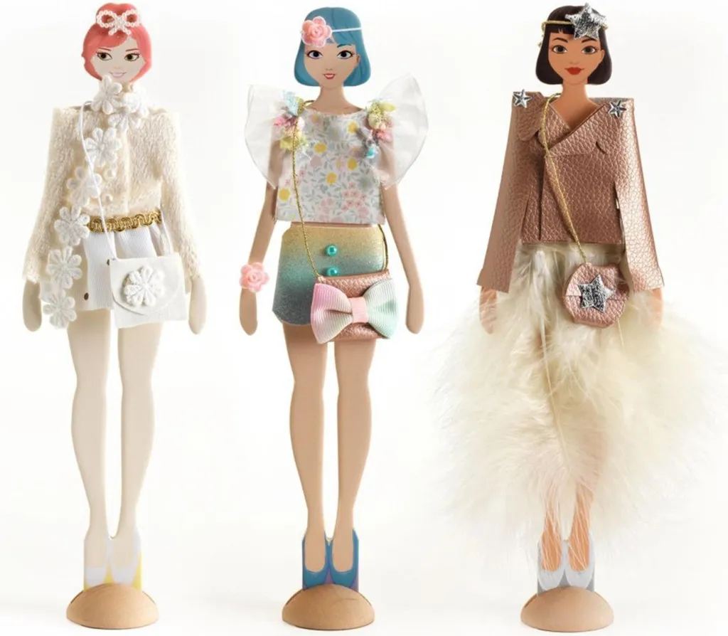 Atelier de Mode Djeco par Caroline : Coffret de Dessin Créatif Enfant