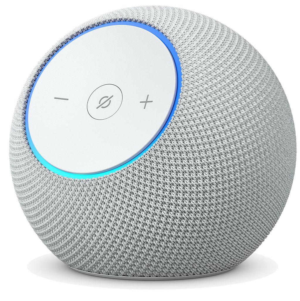 Amazon Echo Dot Max, Amazon Alexa, Sphärisch, Weiß, Produktbild 