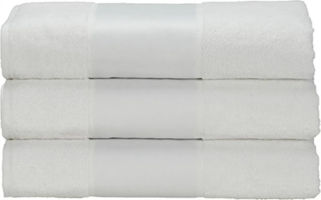 Asciugamano A&R AR080 SUBLI-Me® 50x100 cm Bianco Cotone per Sublimazione