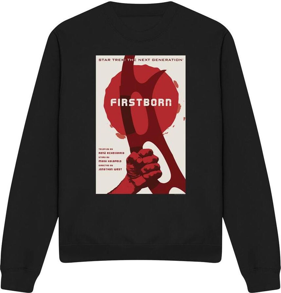 Star Trek - "The Next Generation Season 7 Episode 21" Sweatshirt für Herren/Damen Uni TV12017 (XL) (Schwarz)