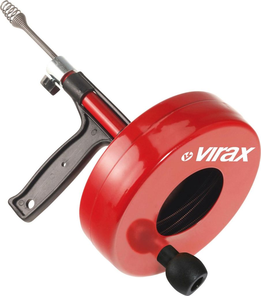 VIRAX Manuelle Rohrreinigungsmaschine mit Trommel für Rohre Ø25-50 mm - 290600