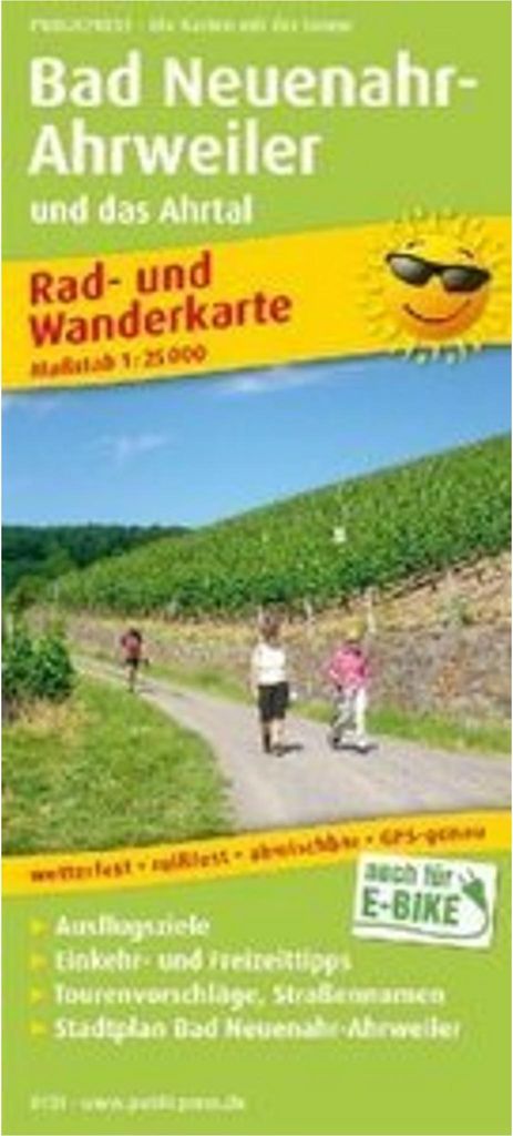 Bad Neuenahr-Ahrweiler und das Ahrtal 1:25 000
