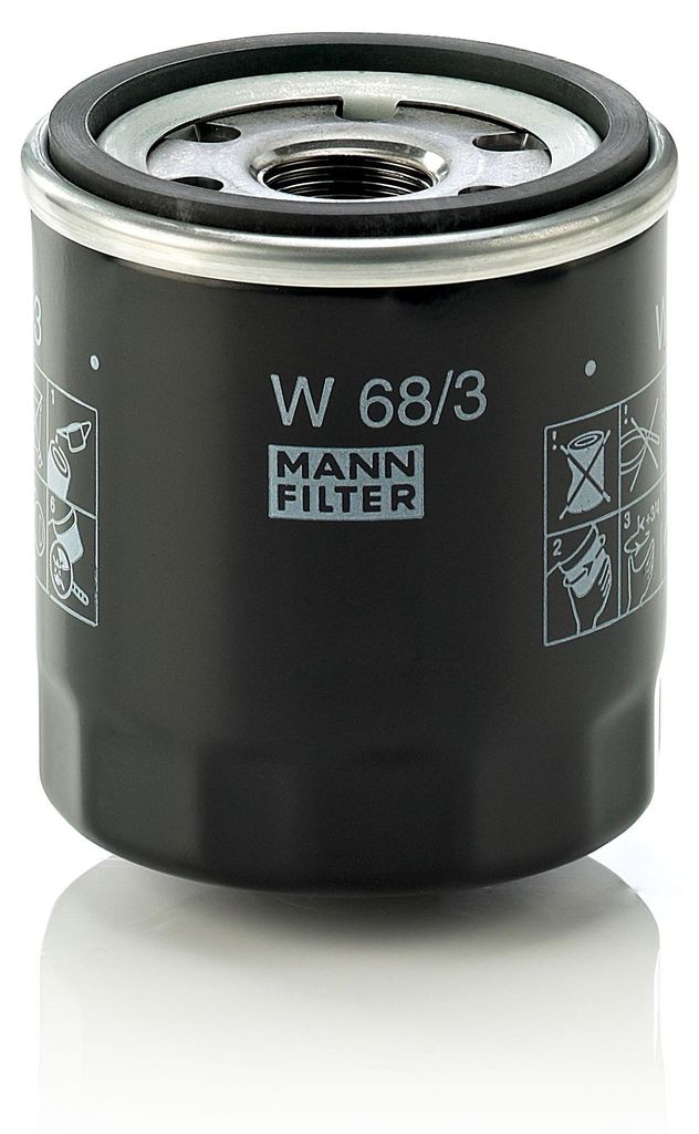 MANN-FILTER W 68/3 filtre à huile Image du produit 