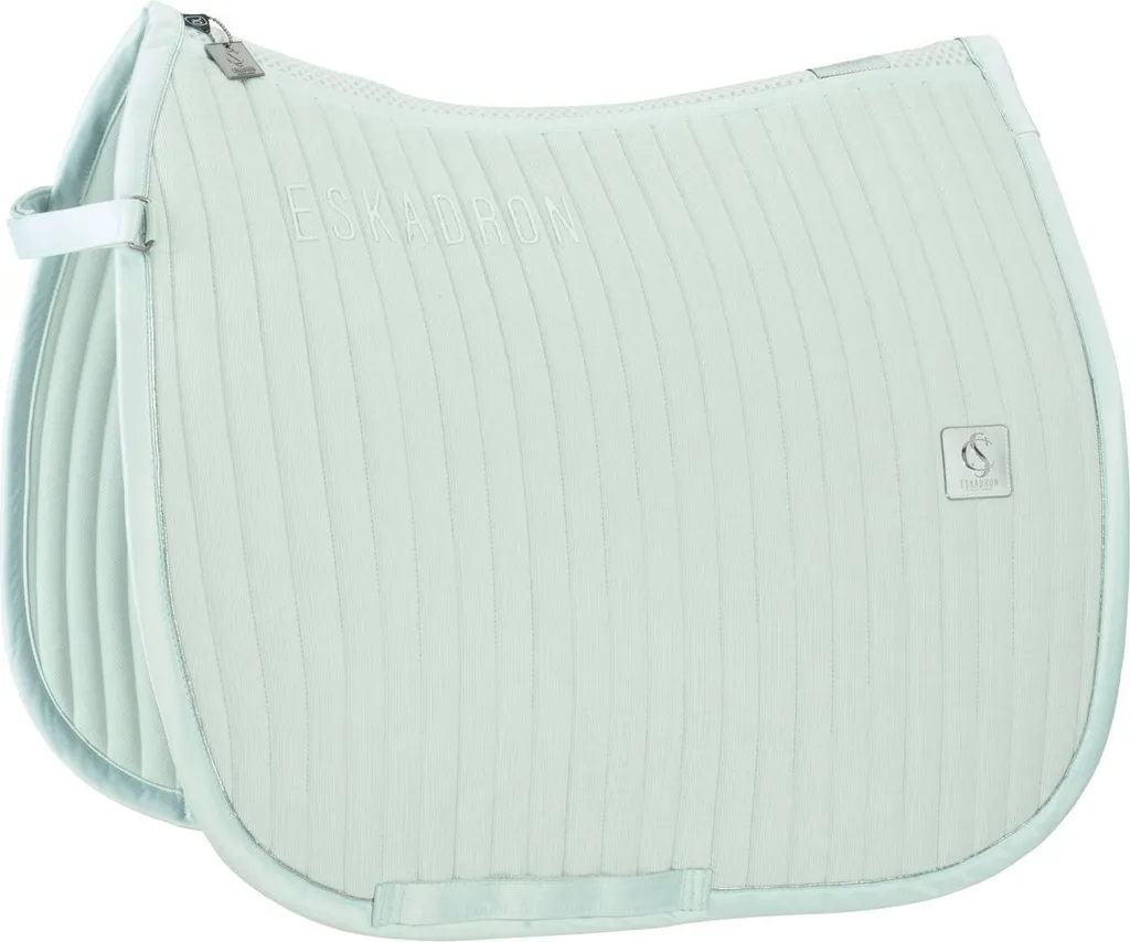 Chabraque Cord Emblem 510 Powder Green DL - Tapis de Selle Dressage