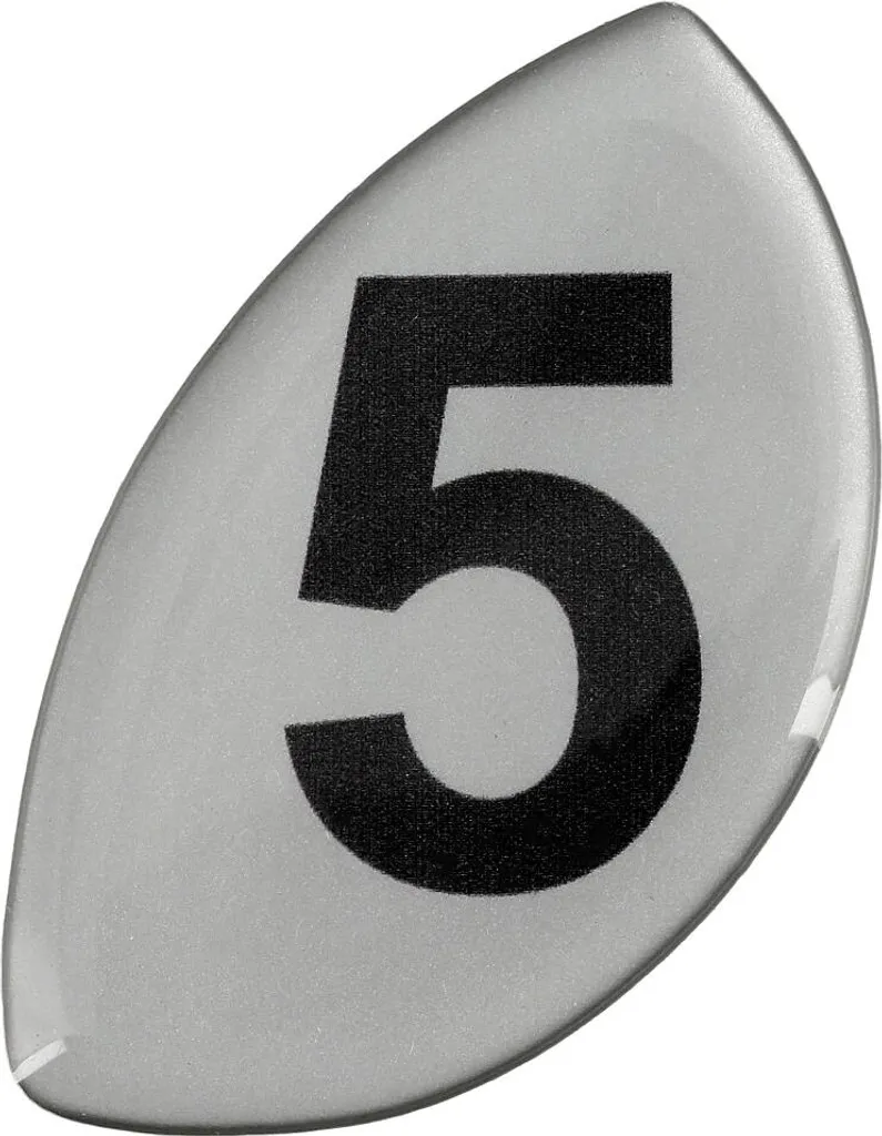 Pellicola Adesiva Digit -5- per Carter Frizione Moto 5 Velocità