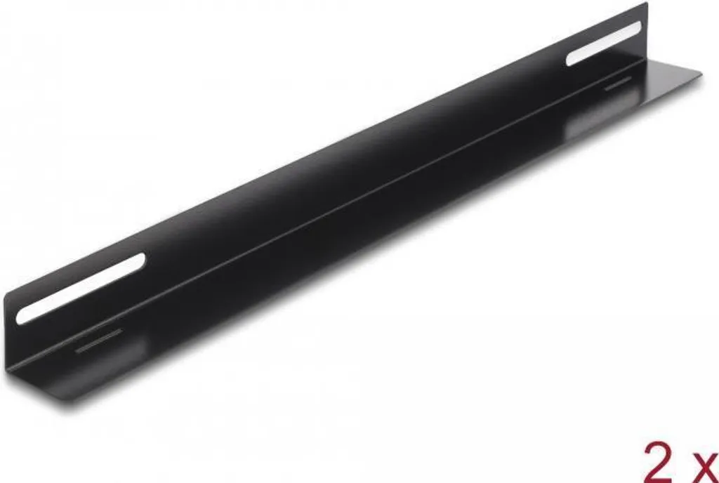 Rail de support 19 pouces Delock 450 x 40 mm pour châssis informatique