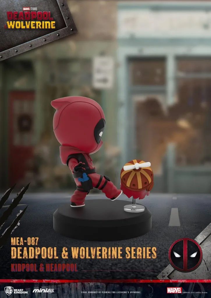 Set de Figurines de Collection Deadpool & Wolverine Marvel Série MEA 8cm