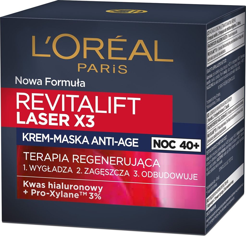 Loreal REVITALIFT LASER krem na noc Zdjęcie produktu 