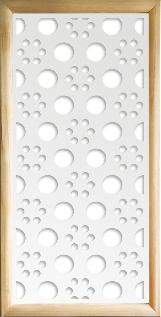 POINTS - Moduli Decorativi in holz e PVC 47x94 cm weiß